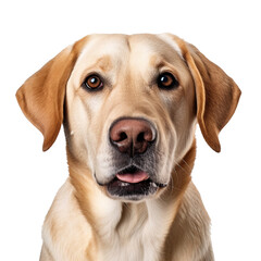 Wall Mural - Labrador retriever dog isolated from background