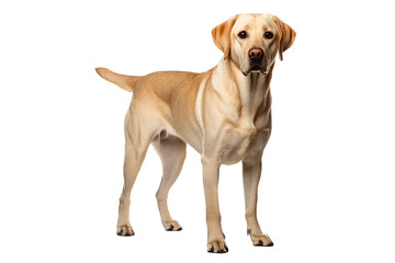 Wall Mural - Labrador retriever dog isolated from background