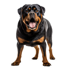 Wall Mural - Rottweiler dog isolated from background