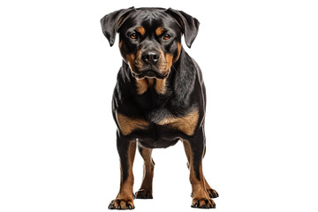 Wall Mural - Rottweiler dog isolated from background