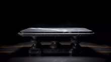 A Marble Table With A Black Background And A Black Background With A White Border And A Black Background With A White Border