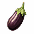 cartoon eggplant illustration
