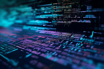 a close-up of a computer screen displaying lines of code and algorithms, representing ai programming