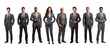 © bird_saranyoo - Collection set of business team on white transparent background.