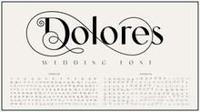 Vector Calligraphy Font 