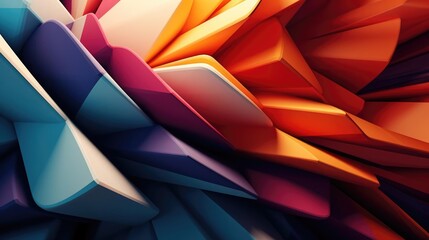 Wall Mural - 3d abstract background