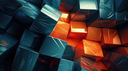 Wall Mural - 3d abstract background