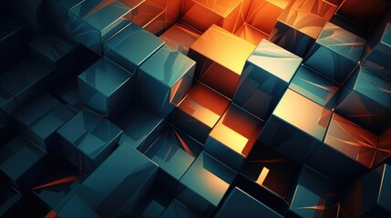Wall Mural - 3d abstract background