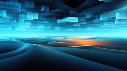 Wall Mural - 3d abstract business background