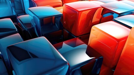 Wall Mural - abstract 3d background