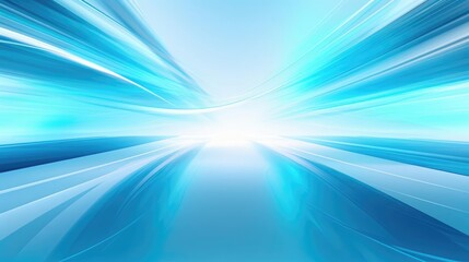 Wall Mural - abstract light blue futuristic background