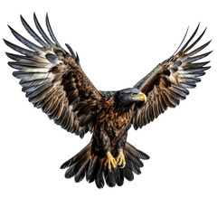 Wall Mural - a flying eagle isolated