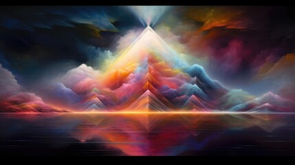 Wall Mural - Illusions of Inner Spectrum 