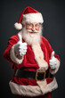 © paul - Positive smiley and happy elderly Santa Claus