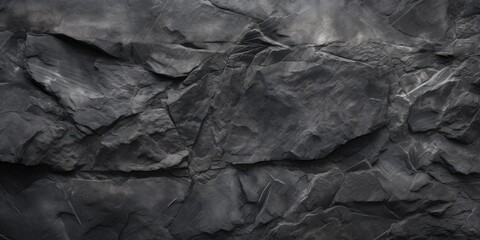 Wall Mural - A black and white photo of a rock wall. Can be used as a background or texture for various design projects
