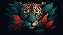 Photo Cool Jaguar Illustration Design 