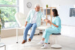 © Pixel-Shot - Female physiotherapist working with senior patient in rehabilitation center