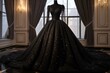 © stock_acc - Black evening dress on the mannequin in a tailor's shop