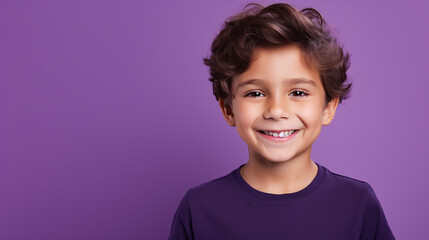 Canvas Print - Portrait of a smiling boy