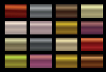 Multicolored Gradient Set. Mesh Gradients.