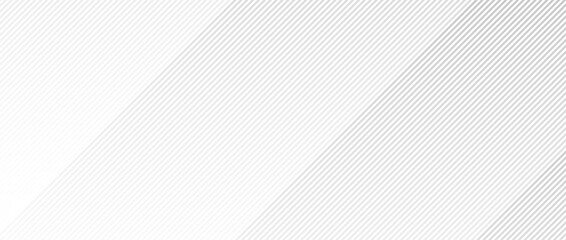 Wall Mural - abstract thin diagonal lines background. slanted parallel grey stripes wallpaper. vector light silve