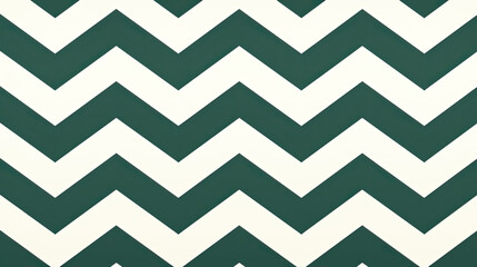 Wall Mural - Dark and Light Green Chevron Line Pattern