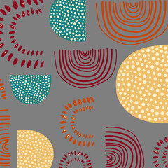 floral abstract pattern suitable for textile and printing needs
