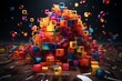 collapse of cubes