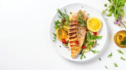 Lemon Herb Grilled Fish Foodblogger Food Photographs.