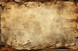 old and worn paper background frame