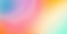 Orange Blue Purple White Glowing Light Vibrant Color Gradient Background, Grainy Texture Effect, Web Banner Design