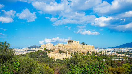 Wall Mural - Acropolis in Athens city- Greece