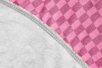 Sticker - Cotton fabric background