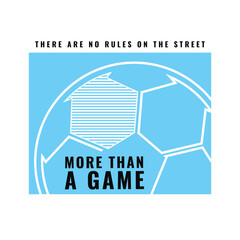 Wall Mural - Soccer and sport typography. T shirt graphics. print. vector.