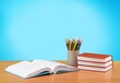 © BillionPhotos.com - Study concept, school desk with stationery and books
