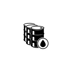 Poster - Oil drum container icon isolated on transparent background