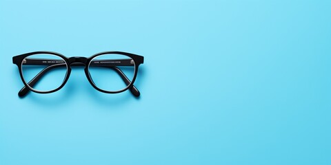 Classic glasses with black frames