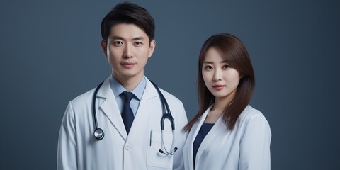 Poster - Portrait of doctors