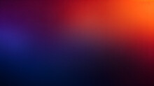 Dark Grainy Color Gradient Background, Purple Red Orange Blue Black Colors. Generative AI.