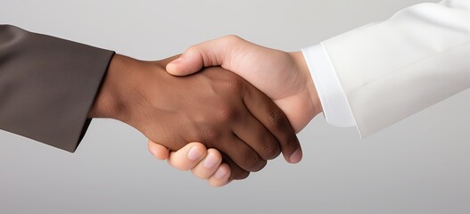 Wall Mural - handshake between two professionals