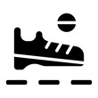 shoes glyph icon