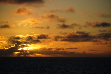 Wall Mural - Sunset on the beach