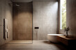 © Nuchylee - Minimal design interior of modern contemporary bathroom