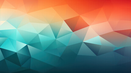 Sticker - Low Poly Triangle Mosaic Background