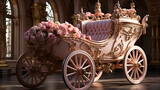 Pink carriage for a princess