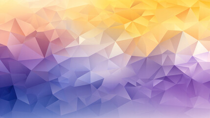 Canvas Print - Low Poly Triangle Mosaic Background in Whimsical Lavender