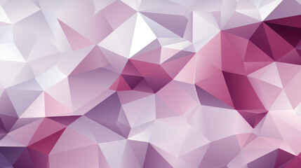 Sticker - Low Poly Triangle Mosaic Background in Plum