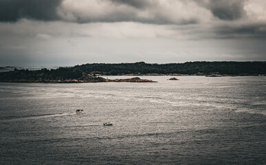 Blick auf das offene Meer