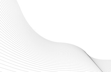 Wall Mural - abstract wave lines geometric background