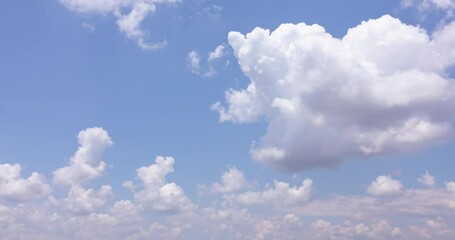 Wall Mural - blue sky with clouds